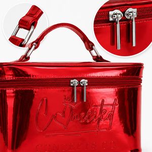 Hot Sale Mirror PU Leather Vanity <b>Case</b> Custom Logo Portable Travel Cosmetic <b>Makeup</b> Organizer Bag Factory Direct Supply - Product Image 5