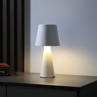 Lampe de table sans fil à gradation progressive 3 couleurs, lampe de table rechargeable, décoration intérieure, lampe de table LED à commande tactile pour restaurant