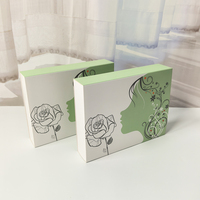 Boîte à tiroir en carton blanc de luxe en gros pour impression UV, emballage cosmétique écologique avec gaufrage pour vernis à ongles et huile