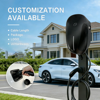 Chargeur mural intelligent pour VE 22 kW 32 A CA Type 2 250 V Prises EU Noir Remplacement Véhicule à énergie nouvelle