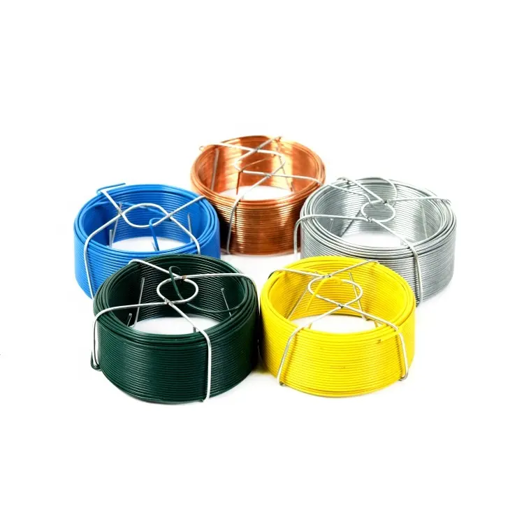 Dingzhou Five-Star Metals 18 gauge rivestito in pvc ferro zincato gi rabbit cage wire rolls imballato colorato 3mm