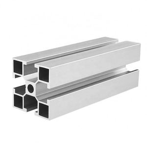 Profilé carré en alliage d'aluminium robuste T5 de la série 6000 GB4040T, norme nationale, 40x40, avec service de découpe - Product Image 2