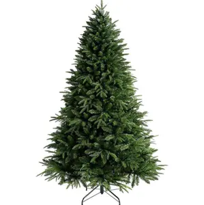 Árvore de Natal artificial em PVC PE para decoração de Natal personalizada com baixo MOQ para ambientes internos e externos