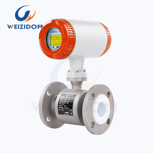 Battery Powered DN40 nước uống dự án nhà máy Trung Quốc giá điện từ đo lưu lượng - Product Image 5