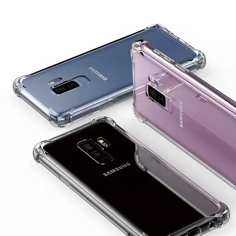 A prueba de golpes a prueba claro funda de silicona suave para Samsung Galaxy A51 A71 4G 5G 5 A81 A91 A21S M40S M60S M80S Nota 10 S10 Lite 20 S20 Ultra