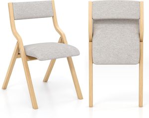 Nhà Máy bán hàng 2 bộ gấp ghế đệm ghế gỗ có thể gập lại ghế nhà bếp Đệm gấp ghế - Product Image 1