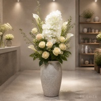 Grandes fleurs artificielles d'hortensia de style pagode, toucher réel, haute qualité, pour décoration de mariage, événements, fêtes et rentrée scolaire