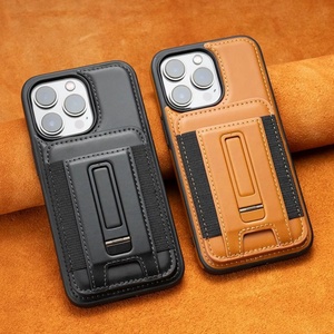Nueva Funda Magnética de Cuero PU para iPhone 17 16 15 14 13 Pro Max con Ranura para Tarjetas, Soporte y Protección Multifuncional Antigolpes - Product Image 2