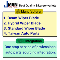 Jmen – lame d'essuie-glace Standard hybride pour Mercedes Benz classe E W123 W124 W210 W211, accessoires automobiles, pièces de bras d'étanchéité