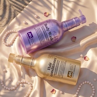 Ensemble de bouteilles vides en aluminium pour lavage et soin, shampoing, après-shampoing, gel douche, 30-500 ml, emballage personnalisé avec logo, boîte cadeau pour salon, hôtel