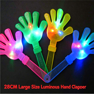 Vente en gros de claquettes lumineuses LED en plastique néon, personnalisables, pour jeux de rôle et accessoires de fête, très demandées - Product Image 2
