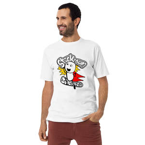 Camiseta Premium para Hombre con Estampado Animado Super Stickman, 220-300g, Impresión en Serigrafía de 260g - Product Image 3