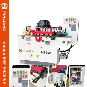 MB902 Machine automatique de fabrication de balais multi barres à haut rendement Pinliang Machine de fabrication de tiges rondes en bois multi-pièces