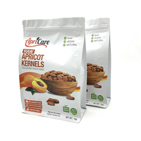 400g doos met bodem, gedroogd voedsel, hersluitbare ritssluiting, zaad-, fruit- en groente-sealzak, vacuüm plastic vierkante zak met platte bodem