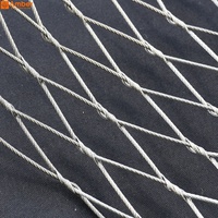 Maille de câble en acier inoxydable SS316 de qualité marine sur mesure, maille métallique X-Tend haute résistance pour enclos d'aviarium et protection de la sécurité des animaux
