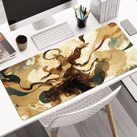 Tapis de souris de jeu surdimensionné, grande taille, surface ultra-lisse, résistant à l'usure, tapis de bureau pour clavier pour les joueurs