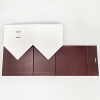 Perruques en cheveux humains personnalisées avec insert en velours satiné, ruban à nouer, boîte-cadeau en carton rigide avec logo