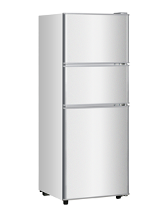 <span class=keywords><strong>Réfrigérateur</strong></span> <span class=keywords><strong>combiné</strong></span> électrique vertical de portes triples de grande capacité de 158L pour l'équipement de réfrigération de maison ou d'hôtel - Product Image 5