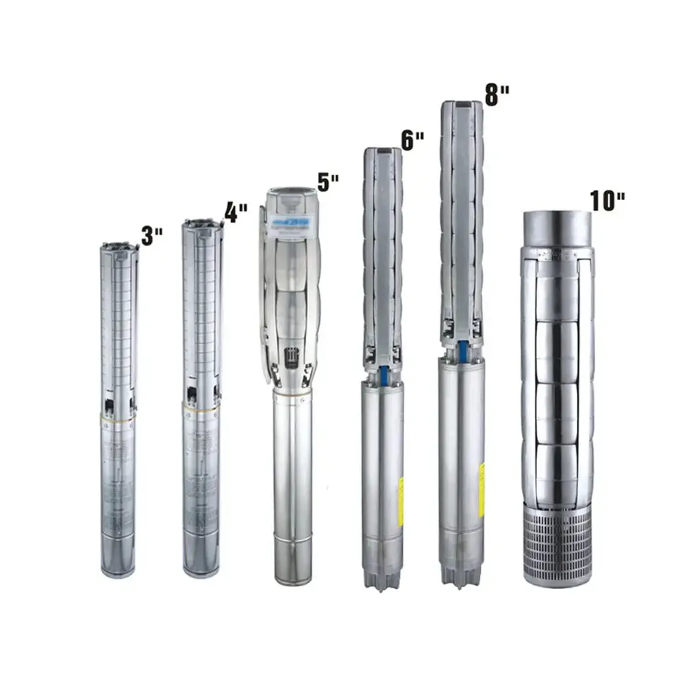 4 inches High Pressure Stainless Steel Submersible Pump Deep Well Irrigation Water Pumps For Farm irrigation