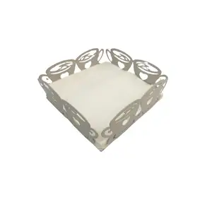 Good Quality Square Kitchen Napkin Holder Wholesale Manufacturer Metal Napkin Storage Holder