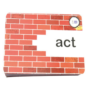 การ์ดแฟลชตัวอักษรอ่านและสัมผัสตัวอักษรกำหนดเองได้สำหรับครอบครัวสร้างหนังสือแฟลชการ์ดภาษาอังกฤษเพื่อการศึกษา63*88 - Product Image 3