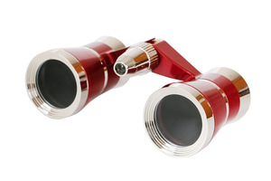 <span class=keywords><strong>Jumelles</strong></span> <span class=keywords><strong>de</strong></span> théâtre à lunettes d'opéra en métal rouge optique 3x25 avec lumière LED - Product Image 5