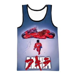 Camiseta sin mangas con estampado Digital 3D de Anime <span class=keywords><strong>Akira</strong></span> para hombre, camisetas sin mangas con gráficos estampados personalizados en 3D, camiseta de talla grande - Product Image 1