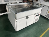 Machine à glaçons commerciale en acier inoxydable à refroidissement direct et double température