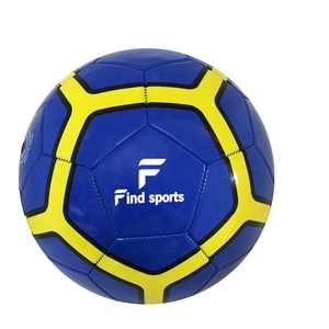 Popular Training Strike Design Football PVC Machine Stitched Ball with <strong>Inflating</strong> <strong>Needles</strong> for Kids Soccer Ball Size 4 in Blue Red - Product Image 1