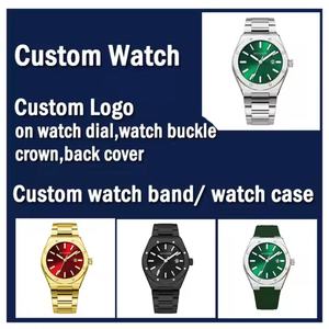 Reloj de Cuarzo de Lujo OEM de 40 mm para Hombre, Logotipo Personalizado, Caja de Acero Inoxidable 316, Movimiento Japonés, Diseño Impermeable, a la Moda - Product Image 5