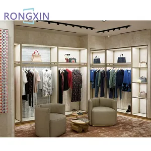 Brand Women Clothes Shops Decor Fashion Clothes Stores Decoration Ladies Shoes Display Racks Display Counter