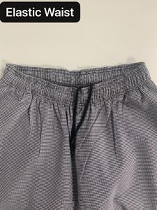 Logo personnalisé uniforme de restaurant pantalons de travail pantalons de chef craie Stipe hommes pantalons pour le travail - Product Image 6