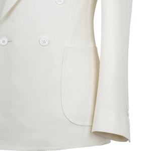 Trajes casuales blancos nuevos <span class=keywords><strong>para</strong></span> <span class=keywords><strong>hombre</strong></span>, esmoquin <span class=keywords><strong>Terno</strong></span> Masculino personalizado, trajes de negocios <span class=keywords><strong>para</strong></span> <span class=keywords><strong>hombre</strong></span>, dos piezas - Product Image 4