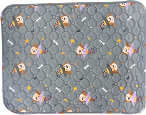 Alfombrilla impermeable para caja de mascotas, lavable y reutilizable, antideslizante, para entrenamiento de perros, almohadilla para orinar, absorbe la orina con patrón de impresión - Product Image 6