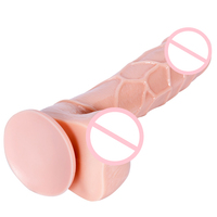 Produits sexuels pour adultes, gode réaliste en TPE souple, ventouse vaginale, plug anal, massage féminin, pénis, jouet sexuel, gode pour femme