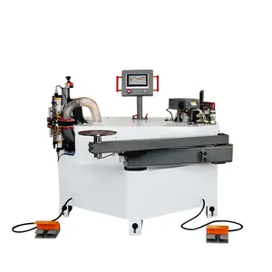 Woodworking automatic curve wood line swing arm edging machine pvc abs special-shaped edge banding machine