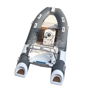 Bateaux pneumatiques Hypalon de 13 pieds (3,9 m) en fibre de verre et PVC avec <span class=keywords><strong>coque</strong></span> en V profond pour la pêche en plein air - Product Image 5