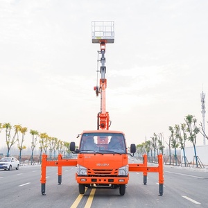 Camión Elevador Aéreo ISUZU Nuevo de 23m a 36m con Plataforma Hidráulica Sobredimensionada, Camión Elevador Aéreo con Motor Diésel - Product Image 4