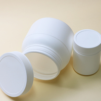 1000ml 1000g 35oz pot PE-HD pot blanc mat bouteille de crème bouteille à large bouche bouteille d'encre