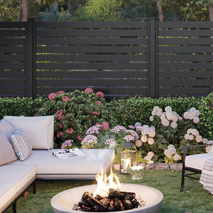 Clôture en aluminium à pointes, revêtement noir en poudre, pour cour avant, jardin, enclos extérieur - Product Image 3