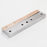 Plaque de guidage composite personnalisable en acier Q235 avec bande anti-usure en bronze étamé, pour moules et applications industrielles