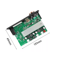 Placa Decodificadora MP3 DC12V 2.1CH, Módulo Amplificador Digital TPA3116D2, Placa Amplificadora de Audio para Auto 2*50W+100W