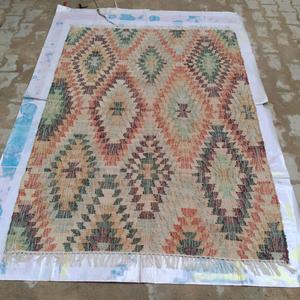 Tapis en laine tissé à la main de luxe taille personnalisable motif de nouveauté pour la maison hôtels restaurants camping fait coton peluche pile hauteur - Product Image 3