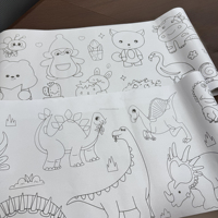 Rouleau de papier à colorier personnalisé DIY pour le dessin et le graffiti des enfants