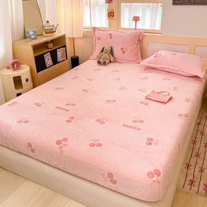 Sábana Plana Moderna Ultra Suave de Color Rosa Cereza, de Algodón Transpirable para Todas las Estaciones, Uso Hospitalario, Ropa de Cama para Adultos, Sábana Ajustable Premium - Product Image 3