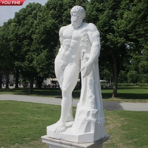 Statua Classica di Uomo Nudo in Marmo, <span class=keywords><strong>Scultura</strong></span> di <span class=keywords><strong>Apollo</strong></span> in Marmo Bianco per Esterni - Product Image 6