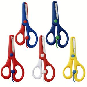 Factory Spot Student Safety Hand Cut Head <b>Children</b> DIY Paper Cutting Stationery Anti-Pinch Blade-Free - Product Image 1