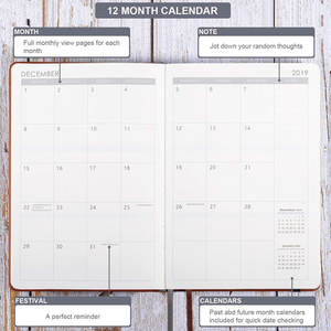 Agenda en cuir pour l'école primaire, agenda <span class=keywords><strong>2021</strong></span> personnalisé, organisateur de notebook, impression sur mesure, calendrier hebdomadaire - Product Image 5