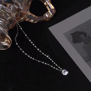 Collar de cadena de lujo para mujer, de plata esterlina 925 - Product Image 3