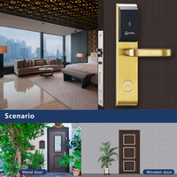 Sistema de Cerradura Inteligente para Hoteles Orbita New Fashion Smart Rfid, Cerradura Electrónica Inteligente para Puerta de Hotel con Tarjeta RF y Software de Gestión